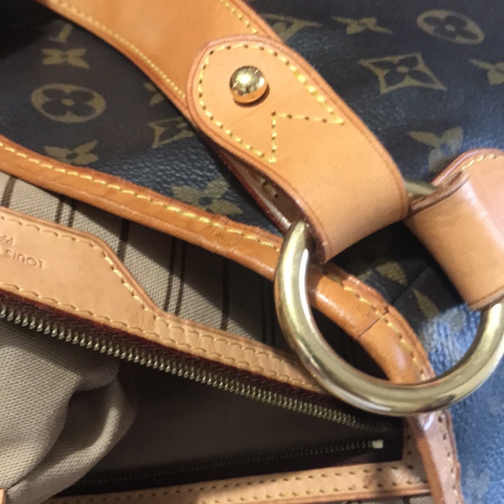 💎 BEAUTIFUL 💎 DISCONTINUED monogram Louis Vuitton hobo delightful mm - Picture 8 of 12